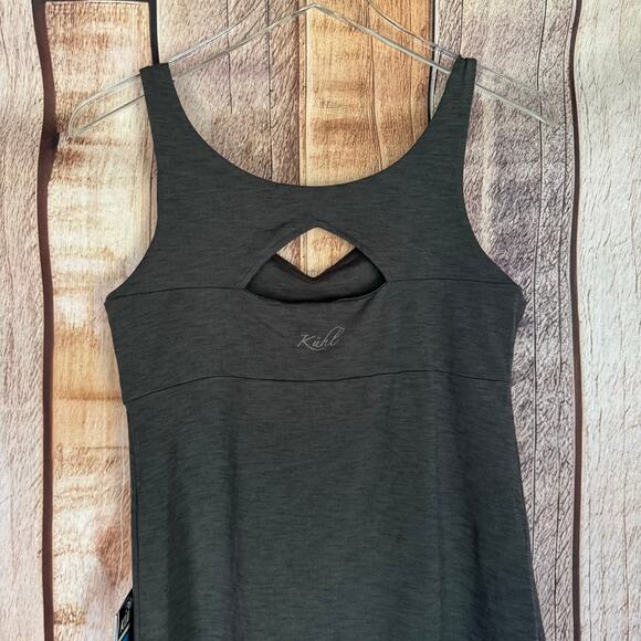 Kuhl Dress Mova Aktiv Gray Medium Built in Bra NWT Summer Hiking Outdoors - Picture 5 of 8